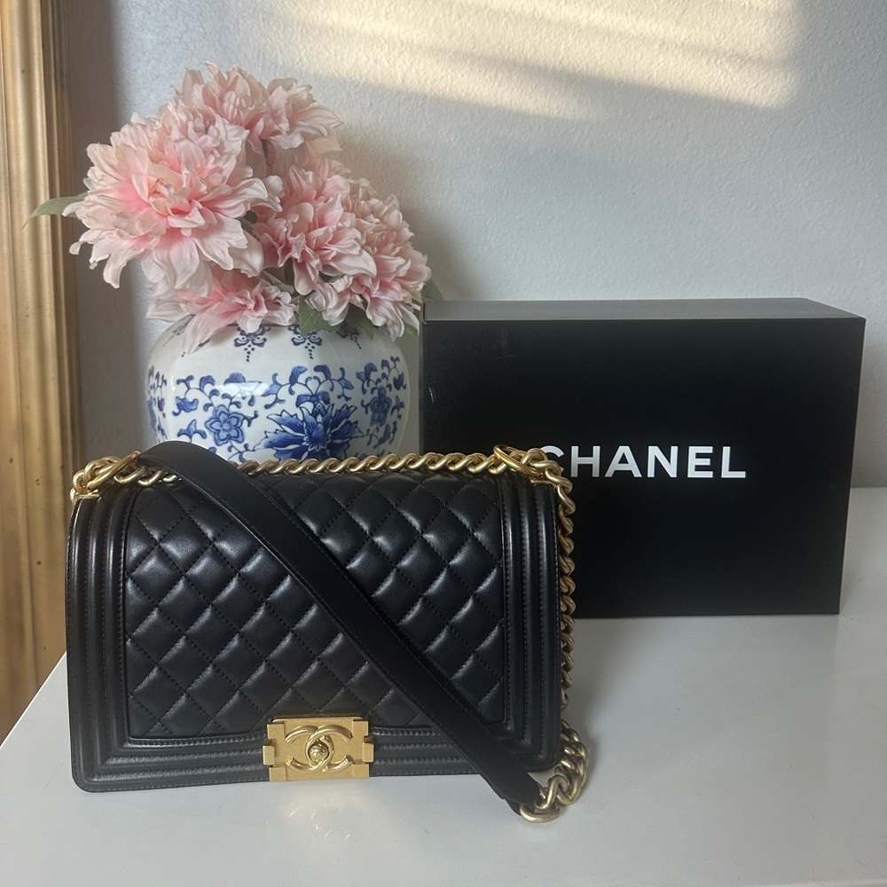 Chanel boy bag in calfskin